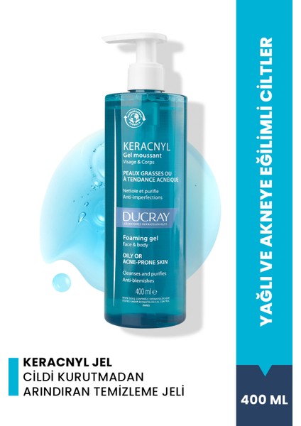 Keracnyl Gel Temizleyici Jel 400 ml