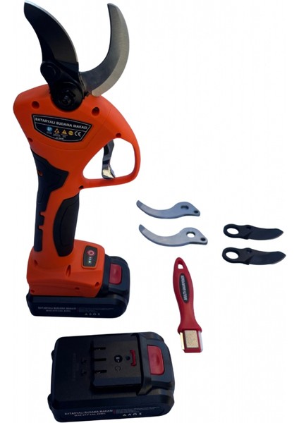 SC-8605 40MM Sensörlü Akülü Budama Makası 21V 2AH Çift Akülü modelleri