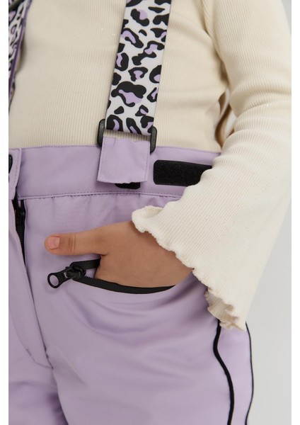 Bg Store Kız Çocuk Lila Kayak Takımı modelleri