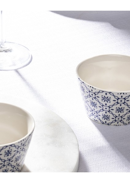 Morris 2'li Kase Seti - Mavi/Beyaz - 10 cm