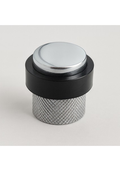 Metal Krom Tırtıklı Kapı Tamponu Kapı Çarpmasını Önleyen Duvar Koruyucu Dayanıklı Kapı Stoperi