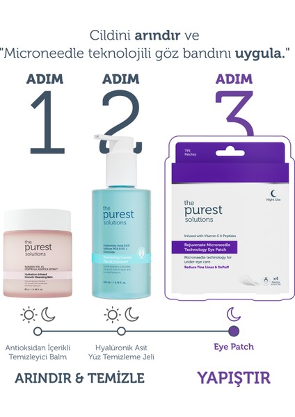 Microneedle Teknolojili Aydınlatıcı & Ince Çizgi Karşıtı Göz Altı Patch