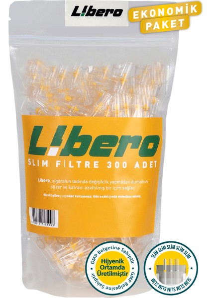 Slim Ekonomik Paket Sigara Ağızlığı Filtresi 300 Adet