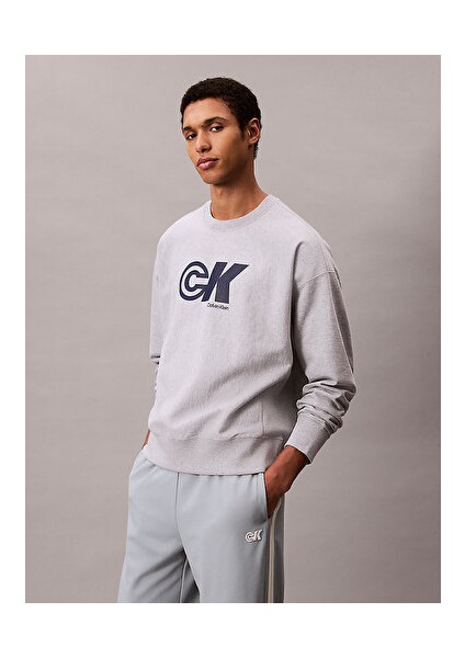 Erkek Premium Terry Monogram Sweatshirt