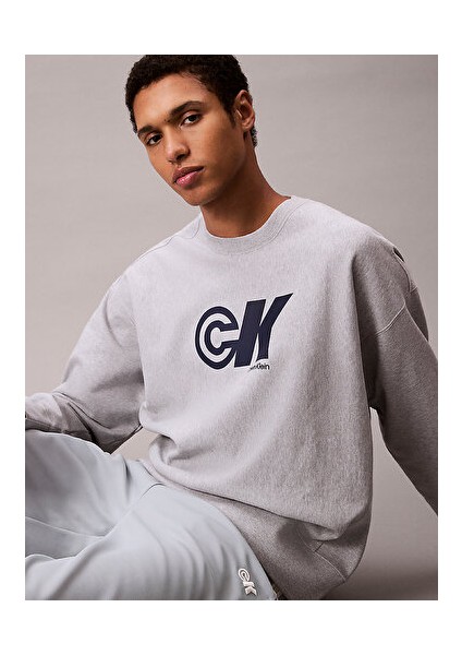 Erkek Premium Terry Monogram Sweatshirt modelleri