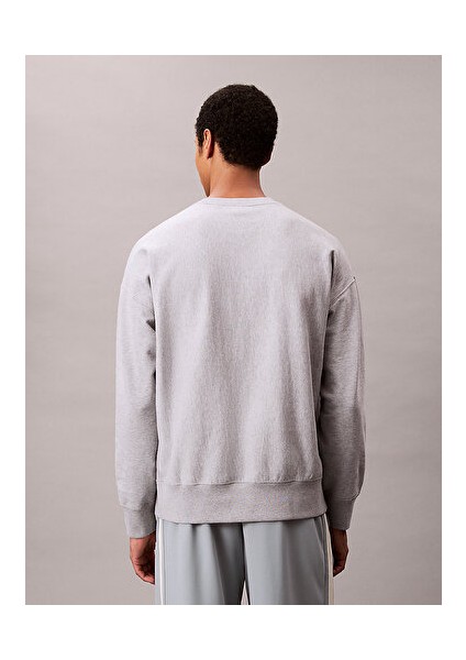 Erkek Premium Terry Monogram Sweatshirt fırsatları