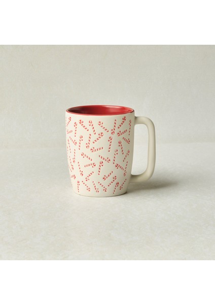 New Year Yılbaşı Candy Cane Soft Touch Kupa 440 ml