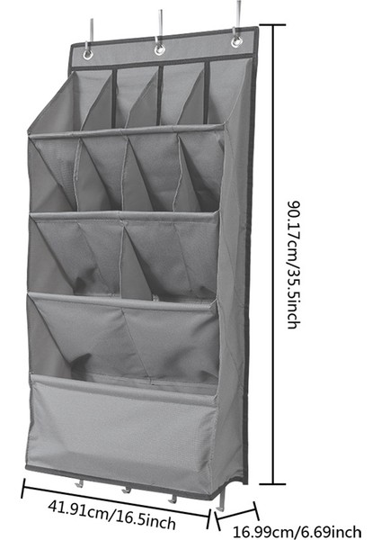 Kapı Asma Ayakkabı Organizatör Ayakkabı Rafı Büyük Derin Cepler Dolap Ayakkabı Raf Ayakkabı Rafı B (Yurt Dışından) fırsatları