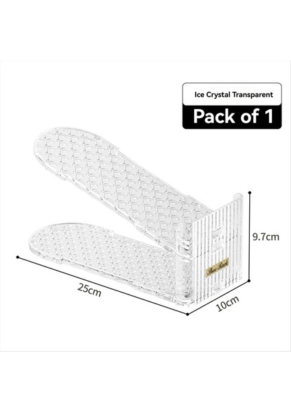 Ayakkabı Yuvaları Organizatör, Ayarlanabilir Seviye Ayakkabı Rafı, Ayak Çiftleri Için Alan Kurtarıcı Istifleyiciler (Clear, 3 Paket) A A (Yurt Dışından) fırsatları