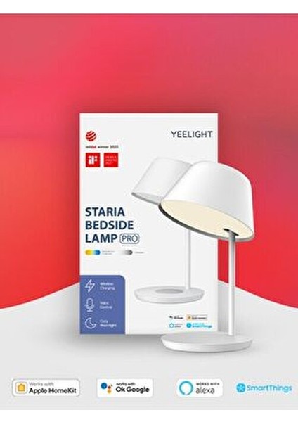 Staria Pro Led Başucu Lambası 35 W T20 Duy ile Modern Tasarım