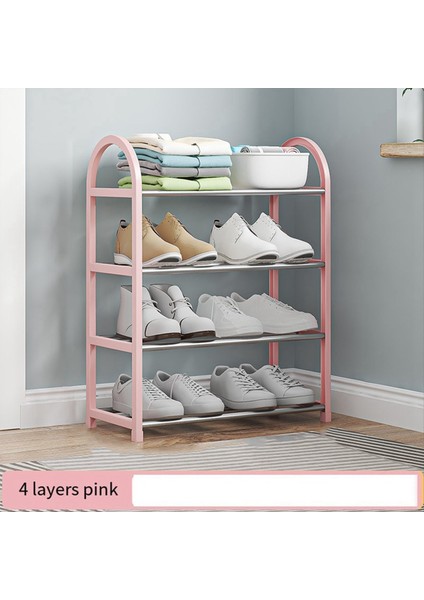 Ayakkabı Rafı, Giriş ve Ön Kapı Girişi Için Ayakkabı Dolabı 4 Katman Ayakkabı Dolabı, Kurulumu Kolay, Siyah (Yurt Dışından) indirimleri