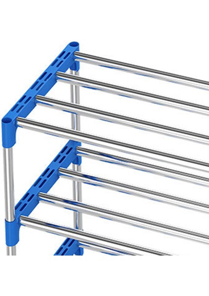 4 Katmanlı Istiflenebilir Küçük Ayakkabı Rafı, Giriş Yolu, Koridor ve Dolap (Mavi) Için Hafif Ayakkabı Rafı Depolama Organizatörü (Yurt Dışından) fırsatları