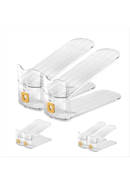 Ayakkabı Istifleyicisi 6 Paketi Ayarlanabilir Ayakkabı Yuvaları Uzay Tasarrufu Ayakkabı Rafı Dolap Depolama Ayakkabı Tutucusu Organizasyon Için Standı (Yurt Dışından)