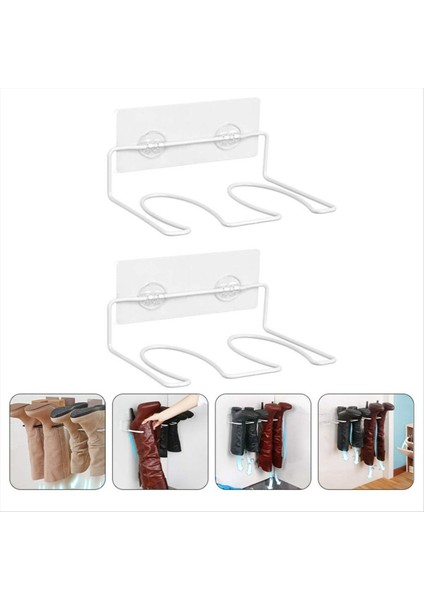 2pcs Boot Rack Yüksek Uzun Botlar Depolama Organizatör Duvara Monte Ayakkabı Tutucu Raf Boot Dolgayıcılar Supor (Yurt Dışından) fırsatları