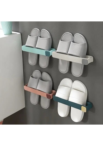 Banyo Terlik Rafı Deliğe Gerek Yok Duvar Monte Entegre Ayakkabı Rafı Alan Tasarlayan Banyo Rafı D (Yurt Dışından) fırsatları