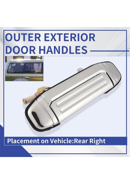 Arka Sağ Yan Araba Dış Kapı Kolları Krom MR156878 (Yurt Dışından) indirimleri