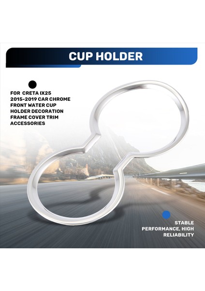 Hyundai Creta IX25 2015-2019 Araç Krom Ön Su Bardağı Tutucusu (Yurt Dışından) fırsatları