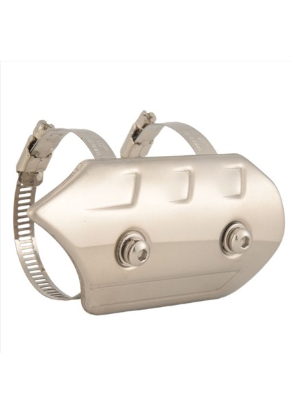 Motosiklet Evrensel Isı Yalıtımlı Egzoz Borusu Sıcaklığa Karşı Koruma Kapağı-A (Yurt Dışından)