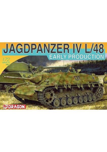 7276 1/72 Ölçek, Jagdpanzer IV l/48 Erken Dönem Tank Avcısı Plastik Model Kiti