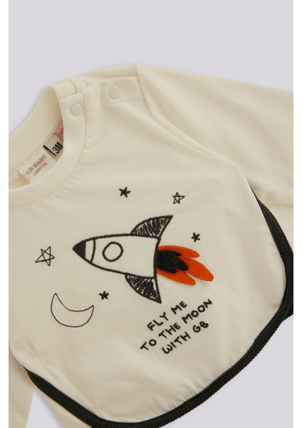 Bg Store Erkek Bebek Ekru Sweatshirt fiyatları