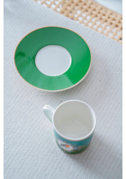 Cybil 6 Kişilik Porselen Kahve Fincan Takımı - 90 ml fiyatları