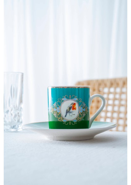 Cybil 6 Kişilik Porselen Kahve Fincan Takımı - 90 ml modelleri