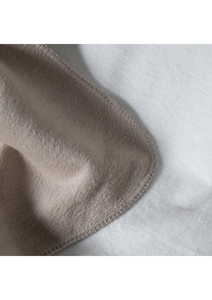 Enny Çift Taraflı Battaniye Bej Ekru 150X200