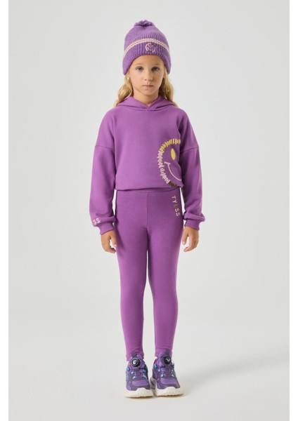 Bg Store Kız Çocuk Mor Tayt