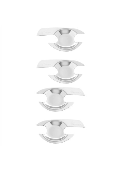 Isuzu D-Max 2012-2018 Için 4 Adet Abs Krom Araba Kapı Kolu Kapağı (Yurt Dışından) indirimleri