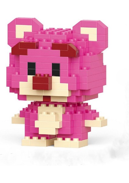 Toy Story Pembe Ayıcık 3D Yapboz Figürü (169 Parça) | Nano Blok Seti Koleksiyon