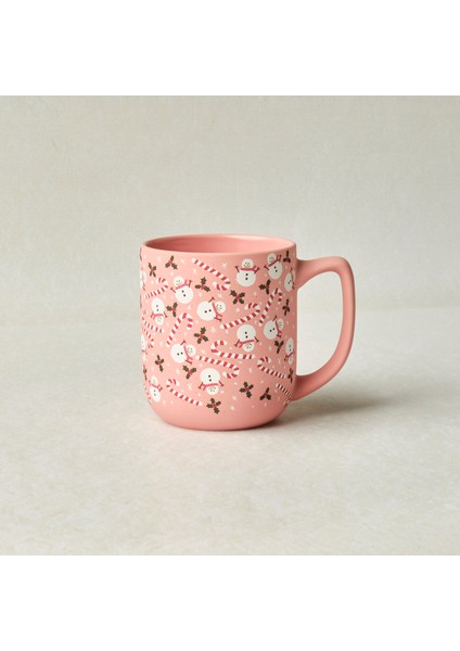 New Year Yılbaşı Snowman Soft Touch Kupa 470 ml