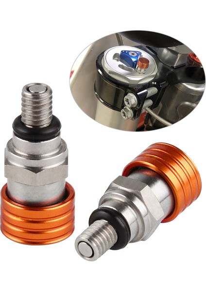 Ktm 85 125 144 Mavi Için Motocross M4X7MM Çatal Hava Tahliye Valfleri (Yurt Dışından) fiyatları
