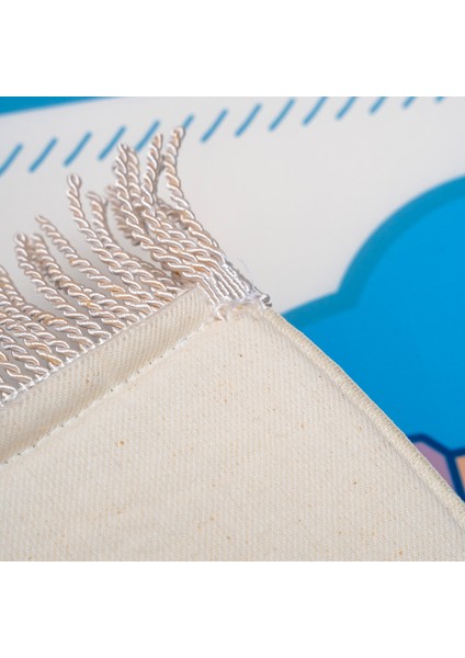 Ay Yıldızlı Cami Tasarımlı Süngerli Çocuk Seccadesi fırsatları