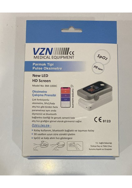 BM1000C Parmak Tipi Pulse Oksimetre | Bluetooth Bağlantılı | Spo2 ve Nabız Ölçer | OLED Ekran | Taşınabilir ve Hafif Tasarım | Gerçek Zamanlı Veri Aktarımı fiyatları