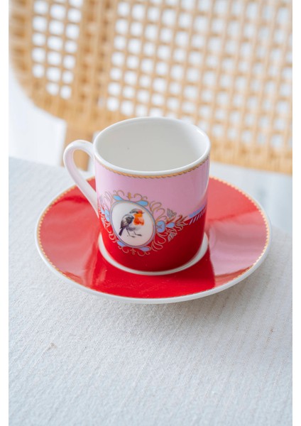 Candy 6 Kişilik Porselen Kahve Fincan Takımı - 90 ml modelleri