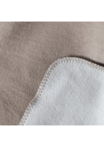 Enny Çift Taraflı Battaniye Bej Ekru 200X220