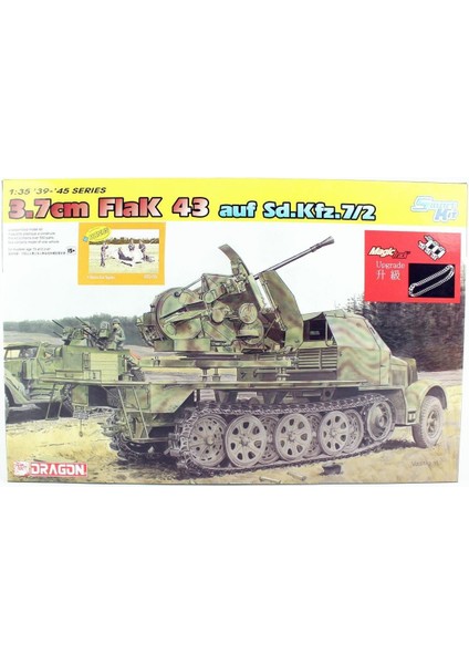 6553 1/35 Ölçek, Sd.Kfz.7 w/3.7cm FlaK 43 Uçaksavar Kamyonu Plastik Model Kiti indirimleri