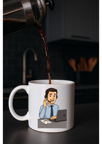 Beyaz Kupa Bardak (Erkek Temsilci)