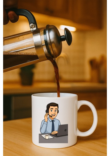 Beyaz Kupa Bardak (Erkek Temsilci)