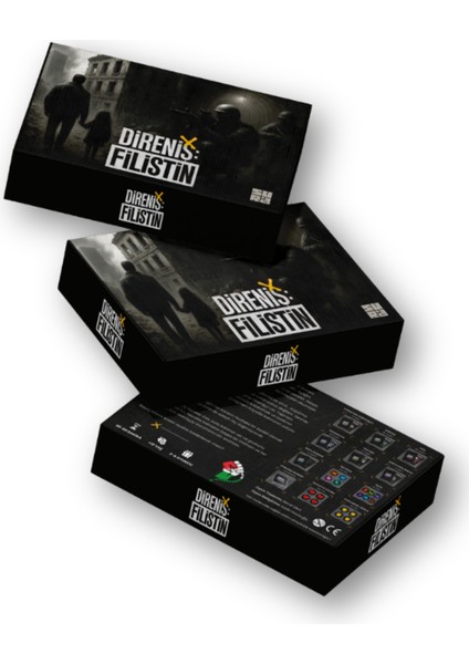 Direniş: Filistin | Kriz Yönetimi ve Işbirliği Odaklı Strateji Kutu Oyunu modelleri