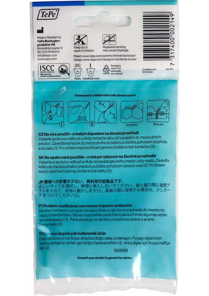 Diş Arayüz Fırçası 0.6 mm Mavi fiyatları