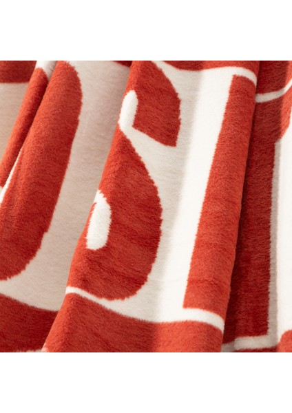 Lındy Battaniye Kırmızı Bej 200X220 indirimleri