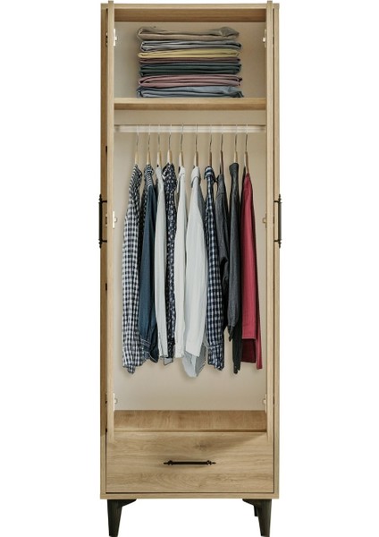 Dolap, Blesk 2 Kapaklı Çekmeceli Askılıklı Gardırop modelleri