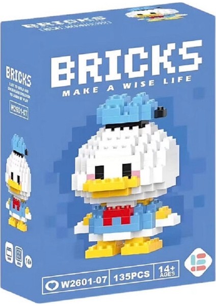 Donald Duck Disney 3D Yapboz Figürü (125 Parça) | Nano Blok Mini Bricks Seti Koleksiyon fiyatları