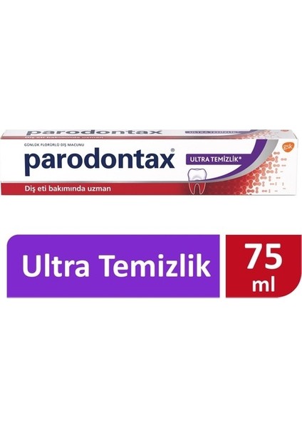 Paradontax Ultra Temizlik Diş Macunu 75 ml