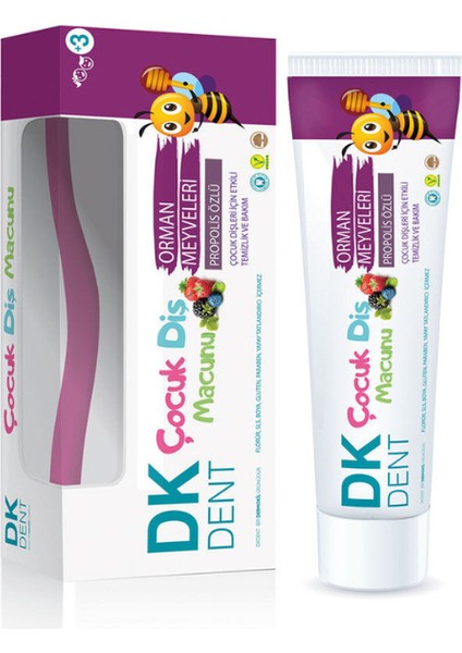 DK Dent Çocuk Diş Macunu 50 ml +Diş Fırçası fiyatları