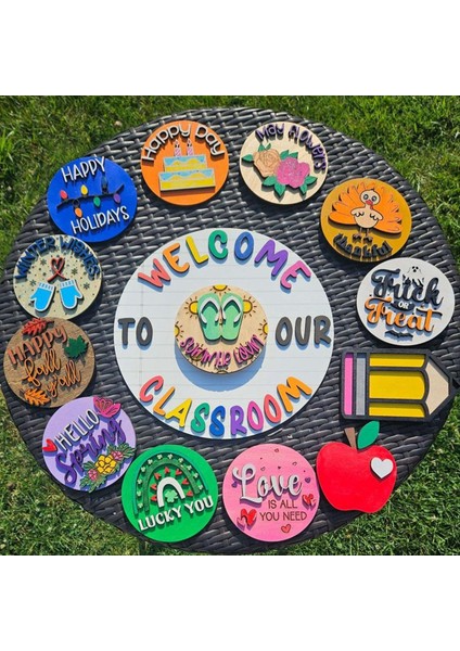 Hoşgeldin Kapı Plakası, Değiştirilebilir Kapı Plakası, Ahşap Mektup Asılı Işareti Duvara Monte Oturma Odası Duvar Montajı (Yurt Dışından) fiyatları