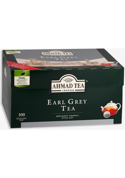 Earl Grey Tea Demlik Poşet Çay 100’lü 320 g fiyatları
