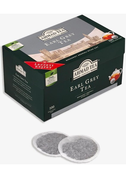 Earl Grey Tea Demlik Poşet Çay 100’lü 320 g modelleri