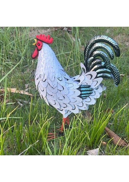 Tavuk Dekoratif Metal Backyard Patio Mutfak Dekorasyonu ve Çim Dekorasyonu Için (Yurt Dışından) fırsatları
